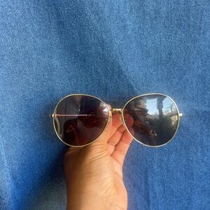 Karen Walker Gold Frame Sunglasses